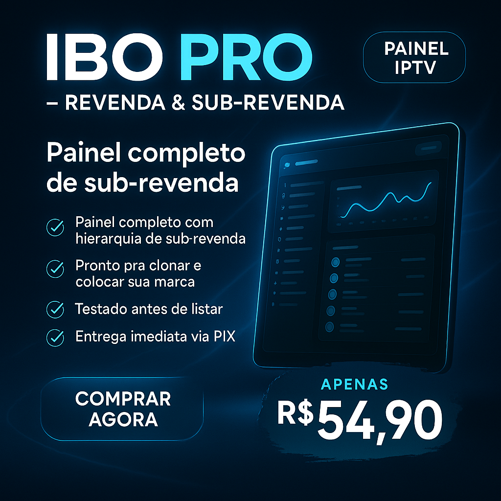 IBO Pro — Revenda & Sub-revenda
