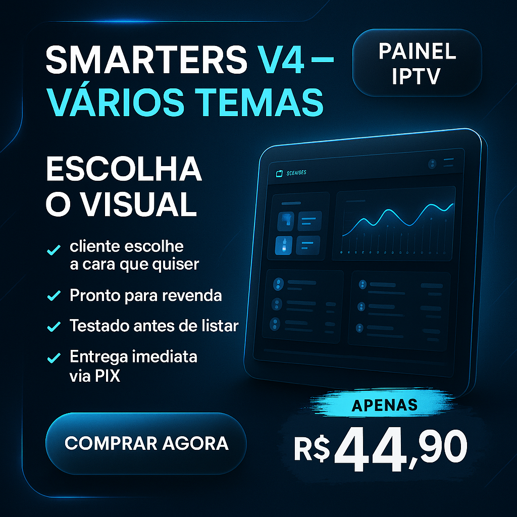 Smarters V4 — Vários Temas