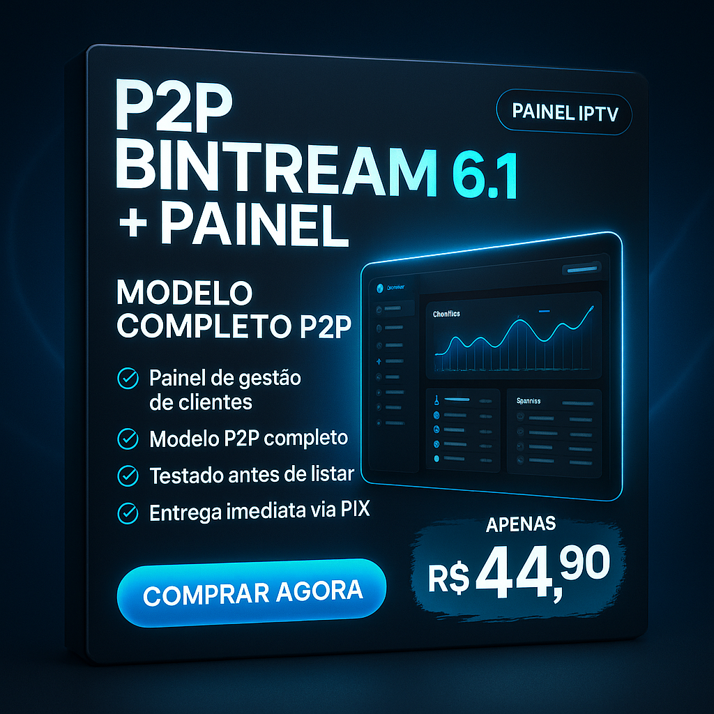 P2P Bintream 6.1 + Painel