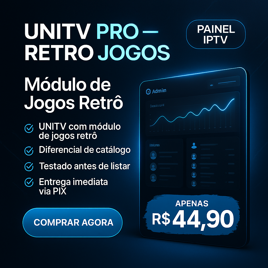 UNITV Pro — Retro Jogos