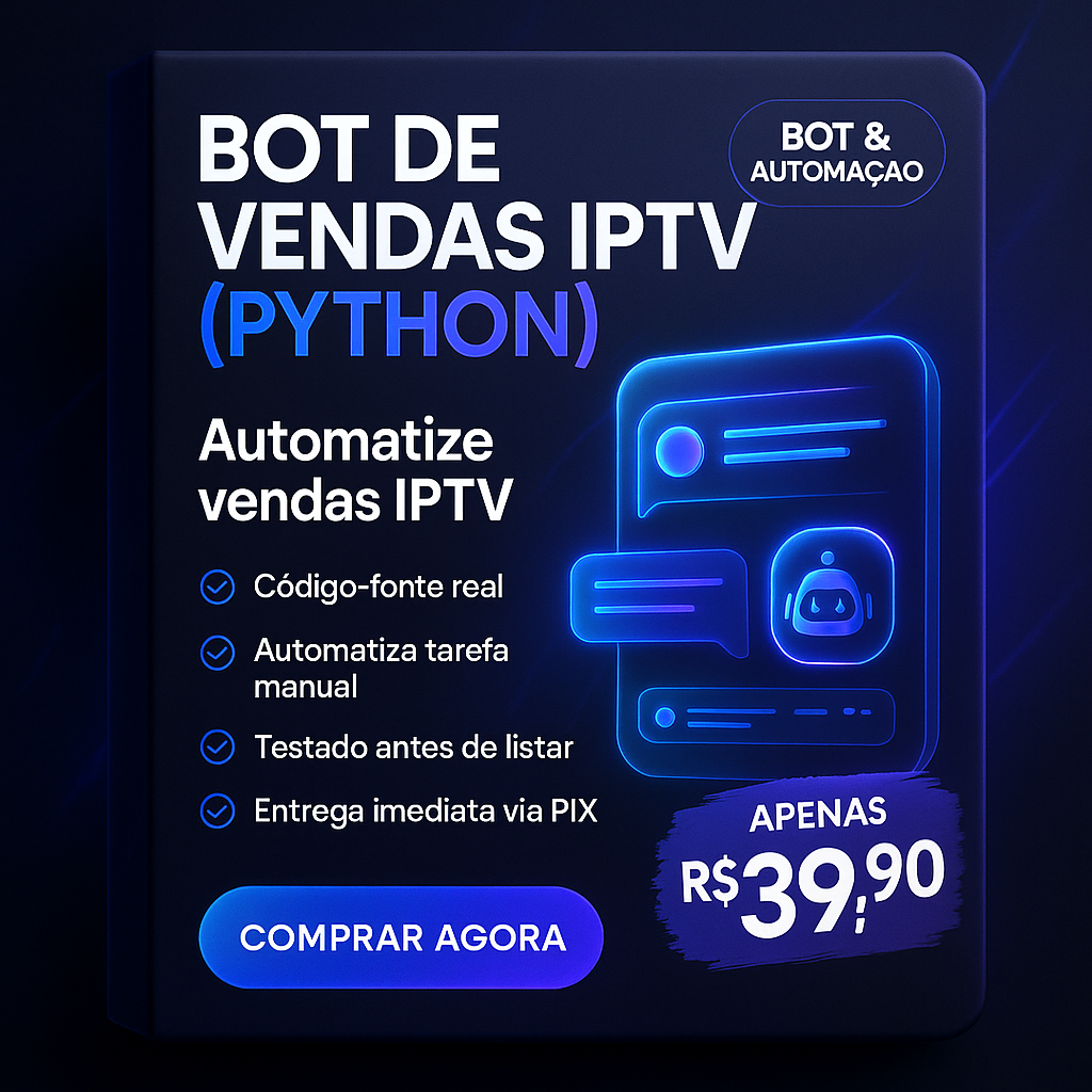 Bot de Vendas IPTV (Python)