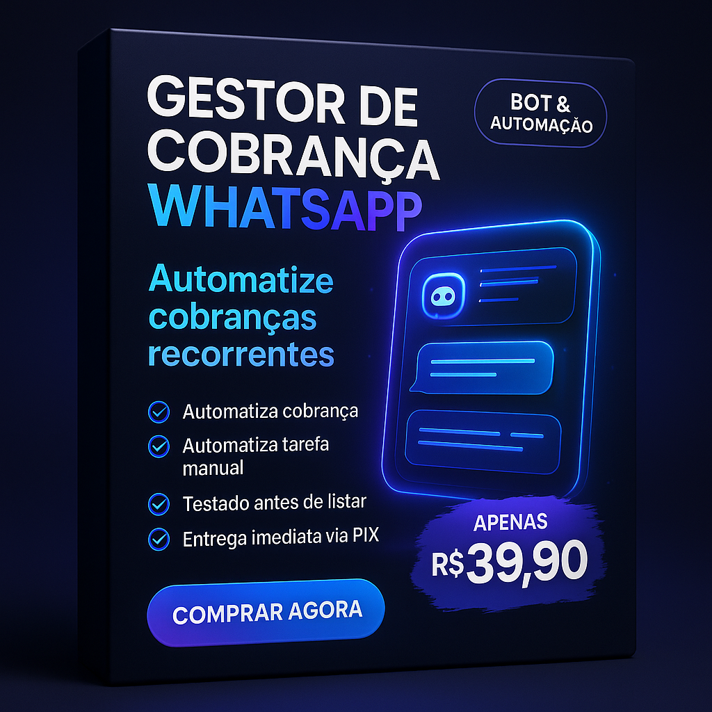 Gestor de Cobrança WhatsApp