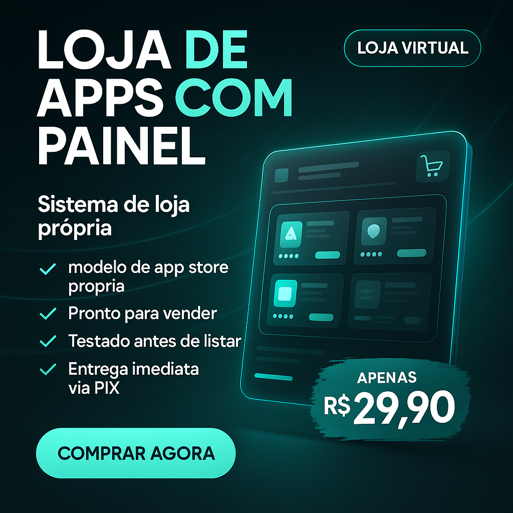 Loja de Apps com Painel