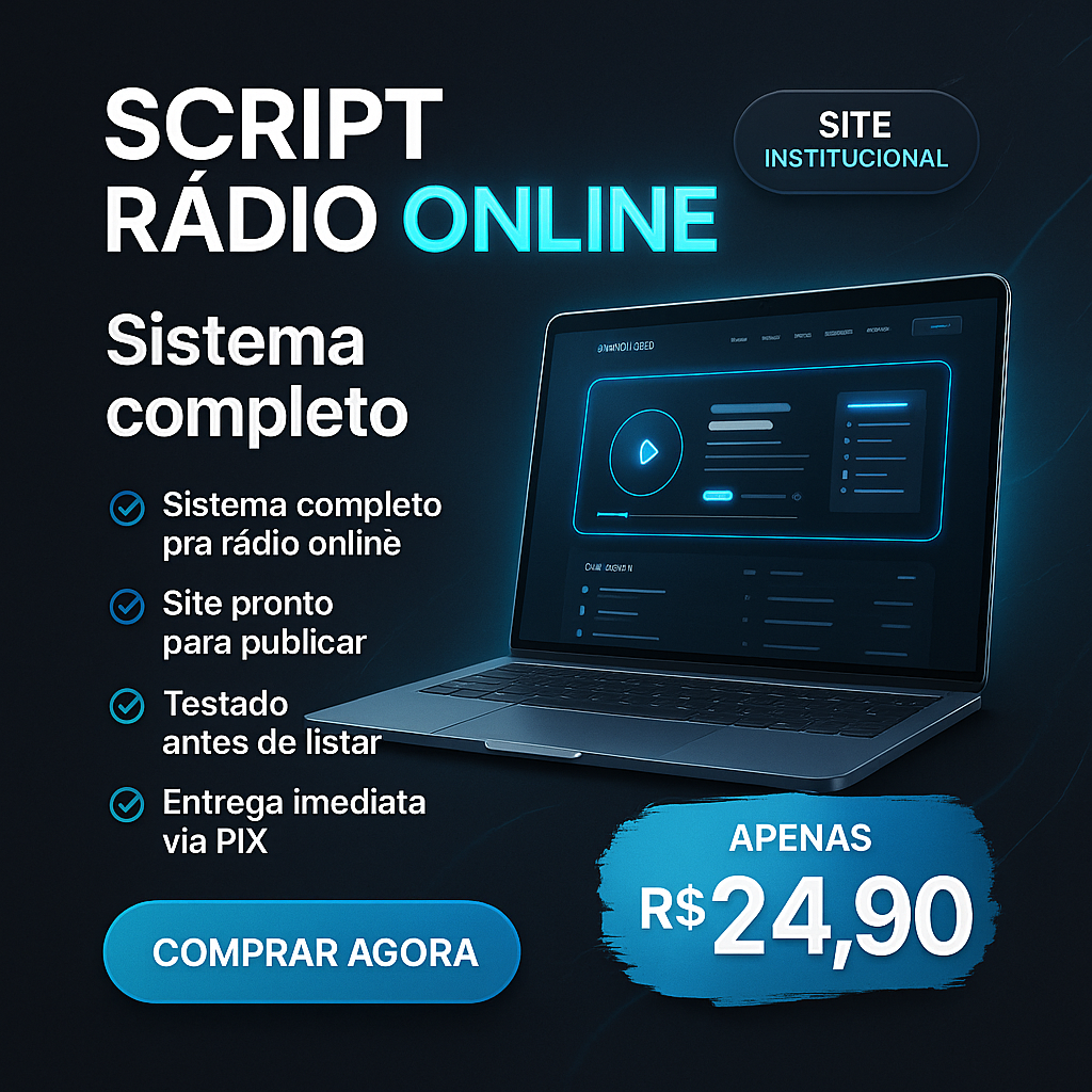 Script Rádio Online