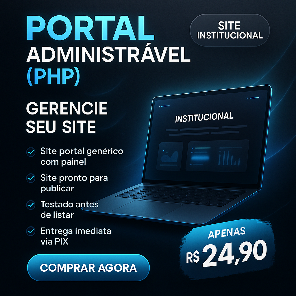 Portal Administrável (PHP)