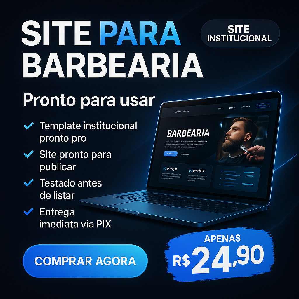 Site para Barbearia